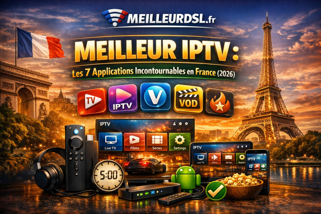 Meilleur IPTV applications 2026 France classement