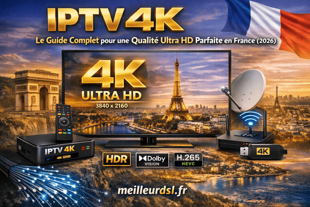 IPTV 4K qualité Ultra HD France guide 2026