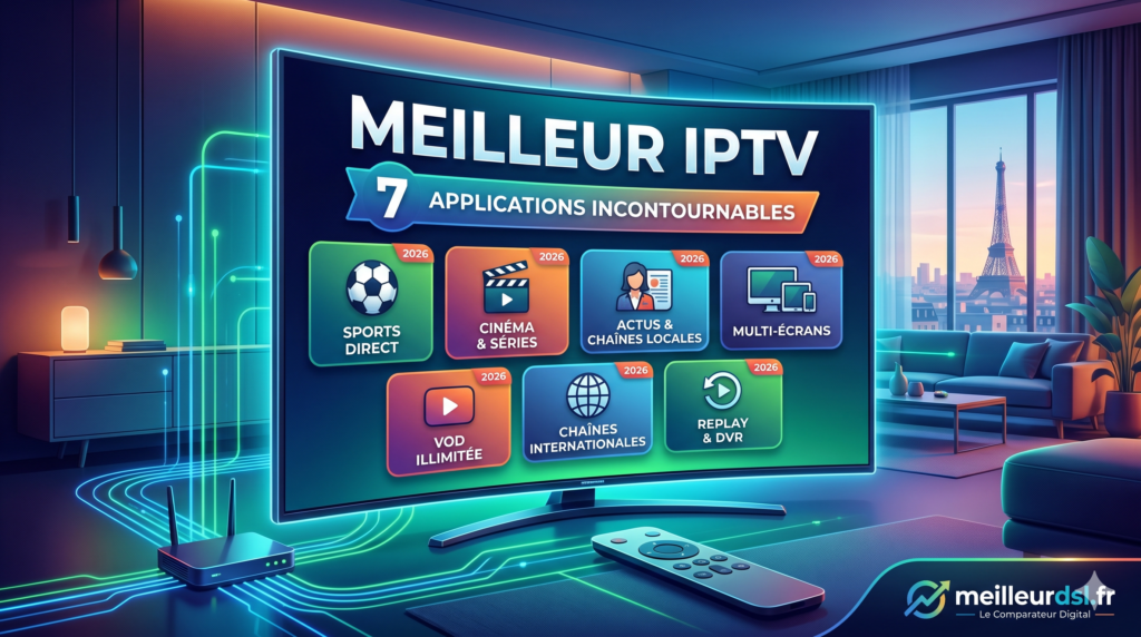 Meilleur IPTV applications 2026 France classement