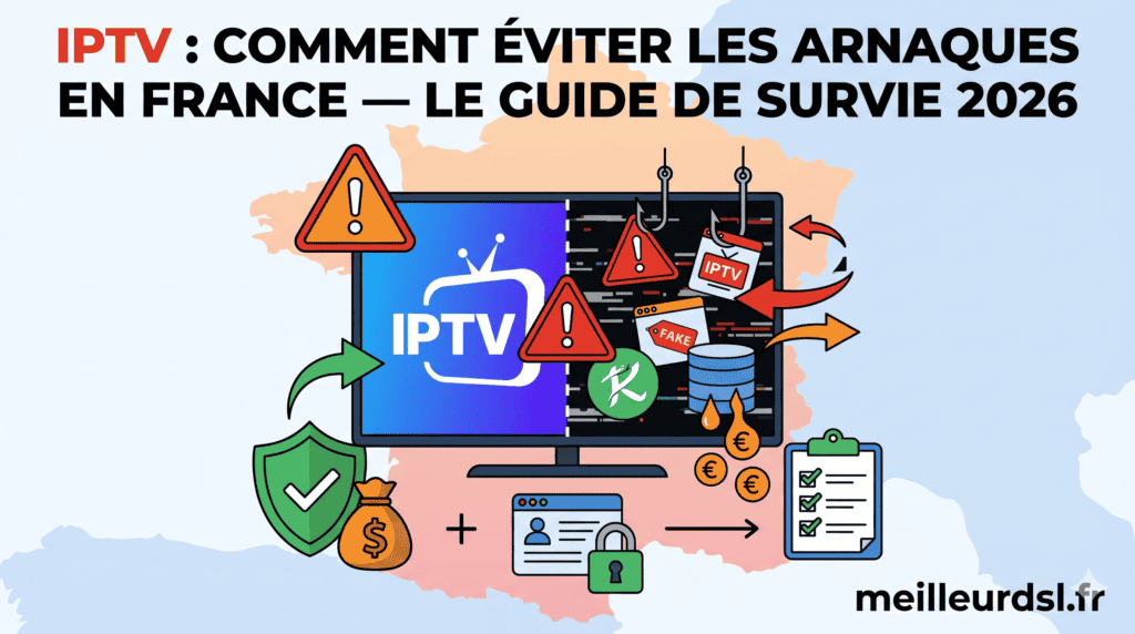 IPTV arnaques France comment éviter guide sûr 2026