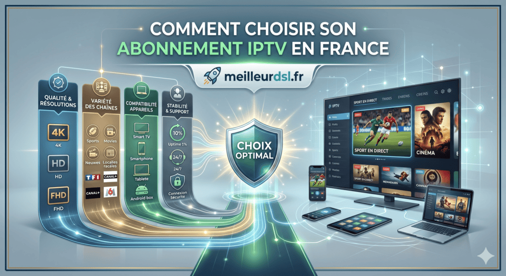 Meilleur IPTV choisir abonnement France guide 2026